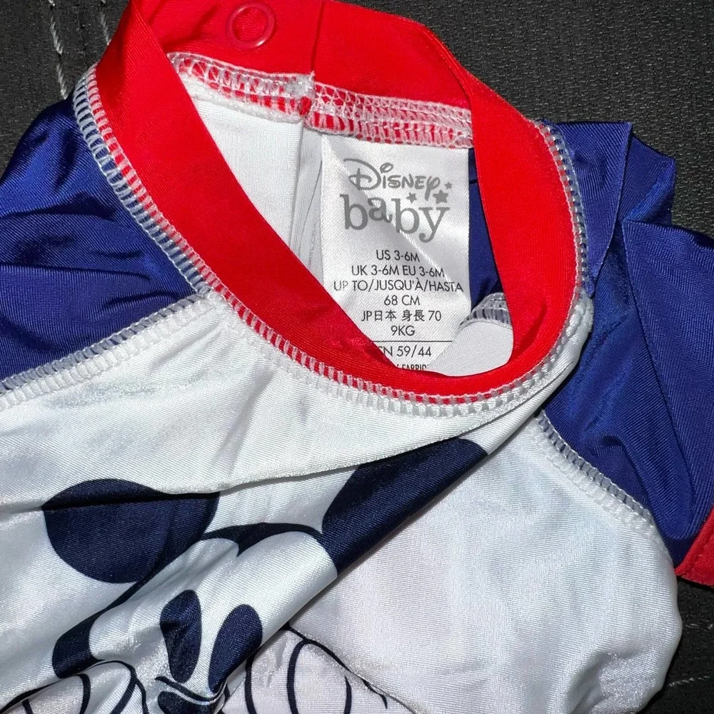 Mickey Mouse Swim Set | Disney | Red Blue | 3-6mos - Picture 5 of 7